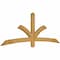 Ekena Millwork Davenport Rough Sawn Timber Gable Bracket, Western Red Cedar, 84"W x 31"H x 2"D x 4"F, 9/12 Pitch GBW084X31X0204DAV00RWR - alternate 5